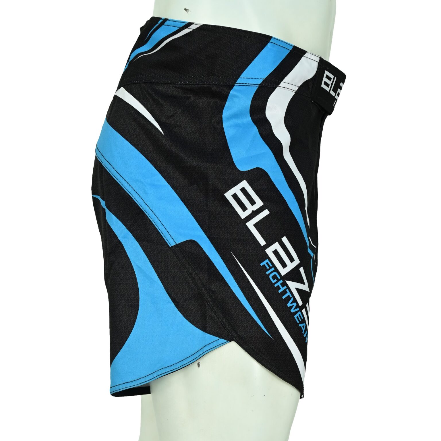 BFW Premium Men’s MMA Shorts – Lightweight, Durable, and Comfortable for Training & Competition - Black/Blue/White - BFW-MMS-5011 - Image 3