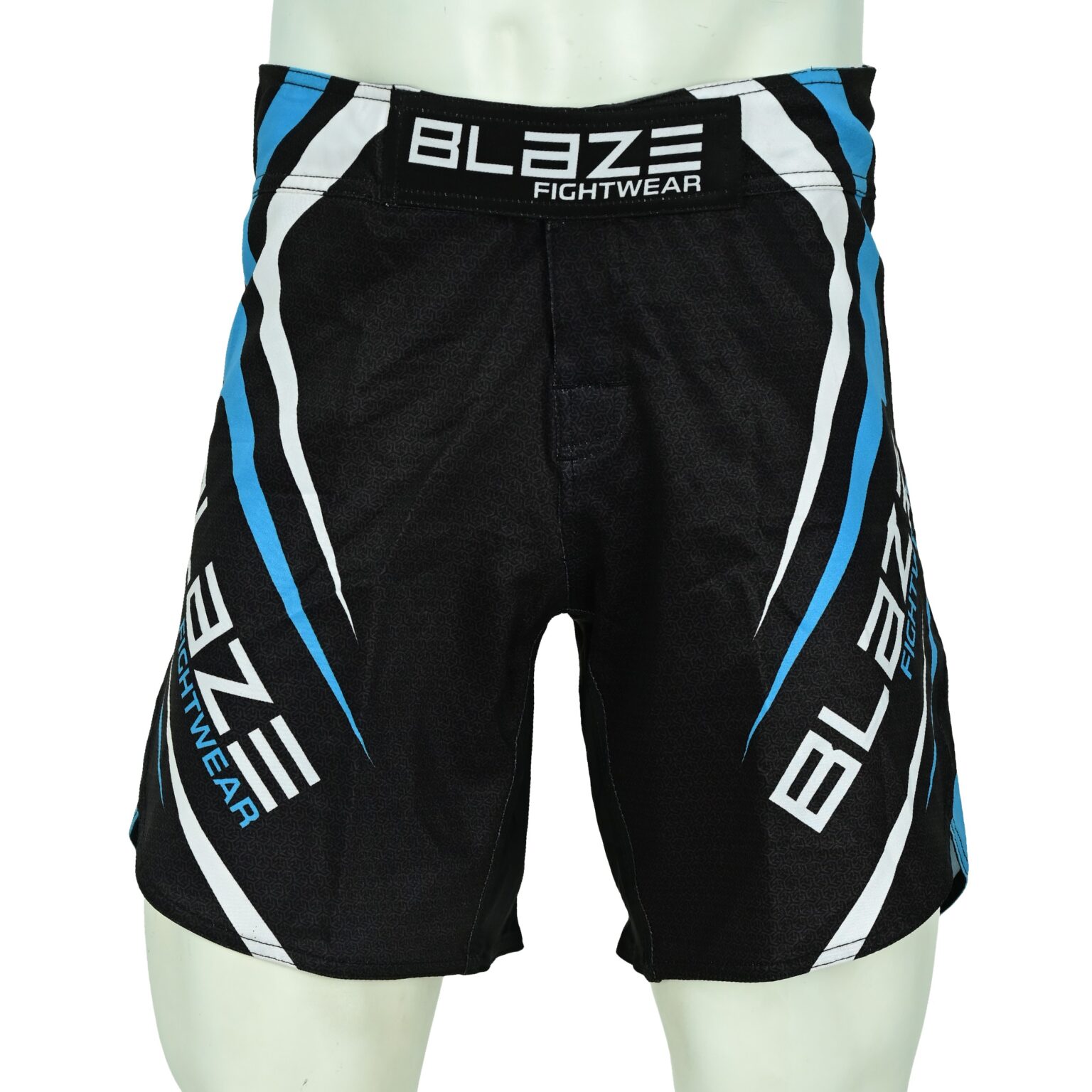 BFW Premium Men’s MMA Shorts – Lightweight, Durable, and Comfortable for Training & Competition - Black/Blue/White - BFW-MMS-5011 - Image 2