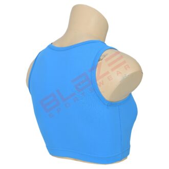BFW Women's Sports Bra - Comfort, Support & Performance - Activewear for All Sports - Light Blue - BSW-SB-0617