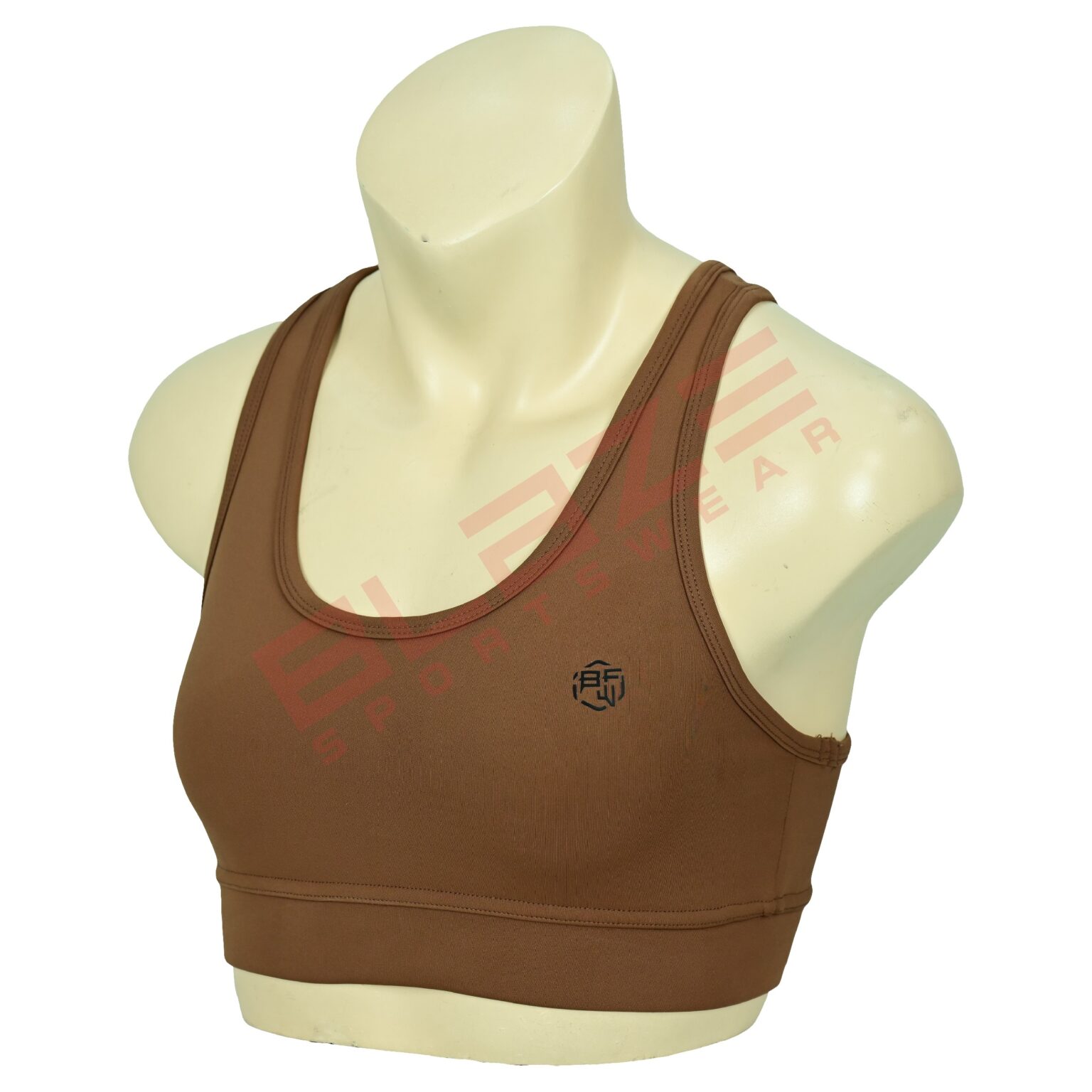 BFW Women's Sports Bra - Comfort, Support & Performance - Activewear for All Sports - Brown - BSW-SB-0606 - Image 2