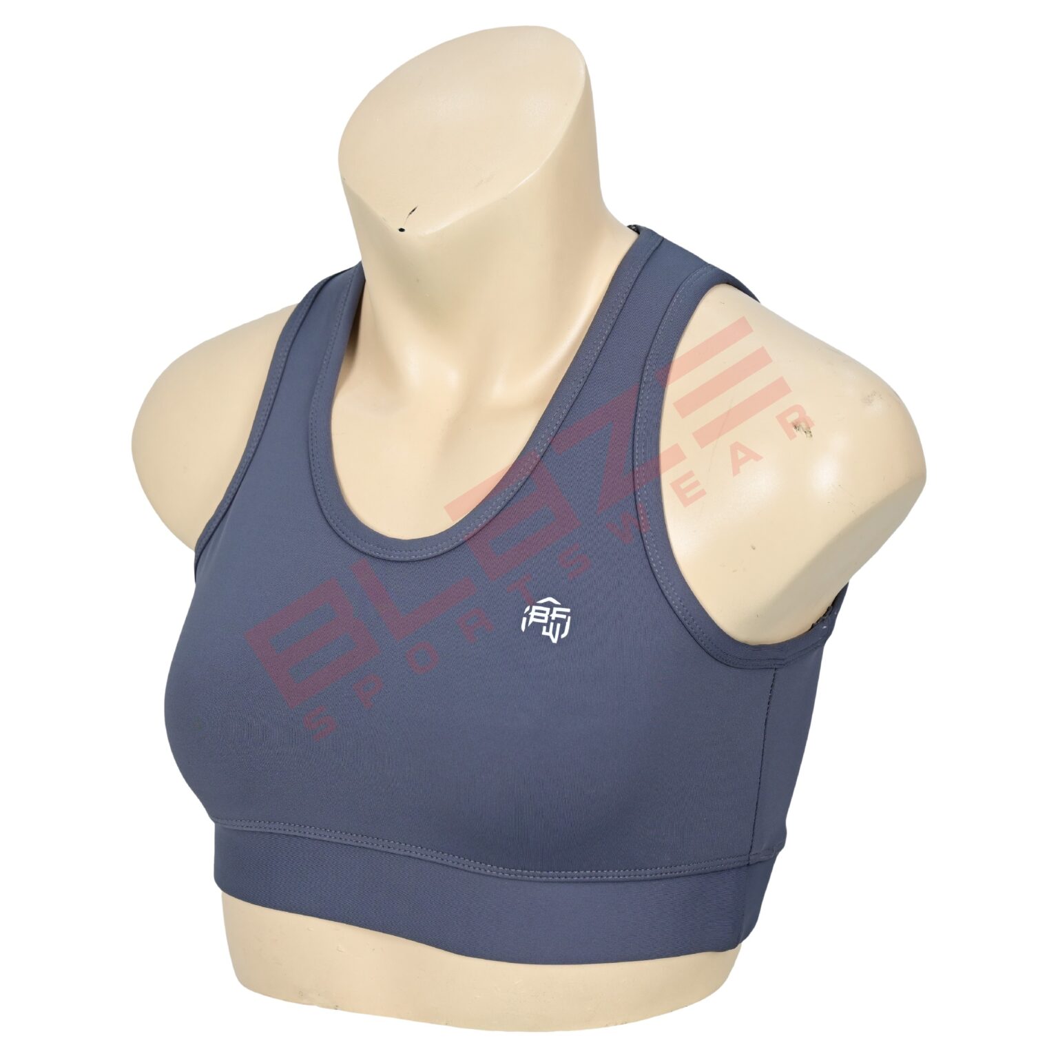 BFW Women's Sports Bra - Comfort, Support & Performance - Activewear for All Sports - Tealish Blue - BSW-SB-0607 - Image 2
