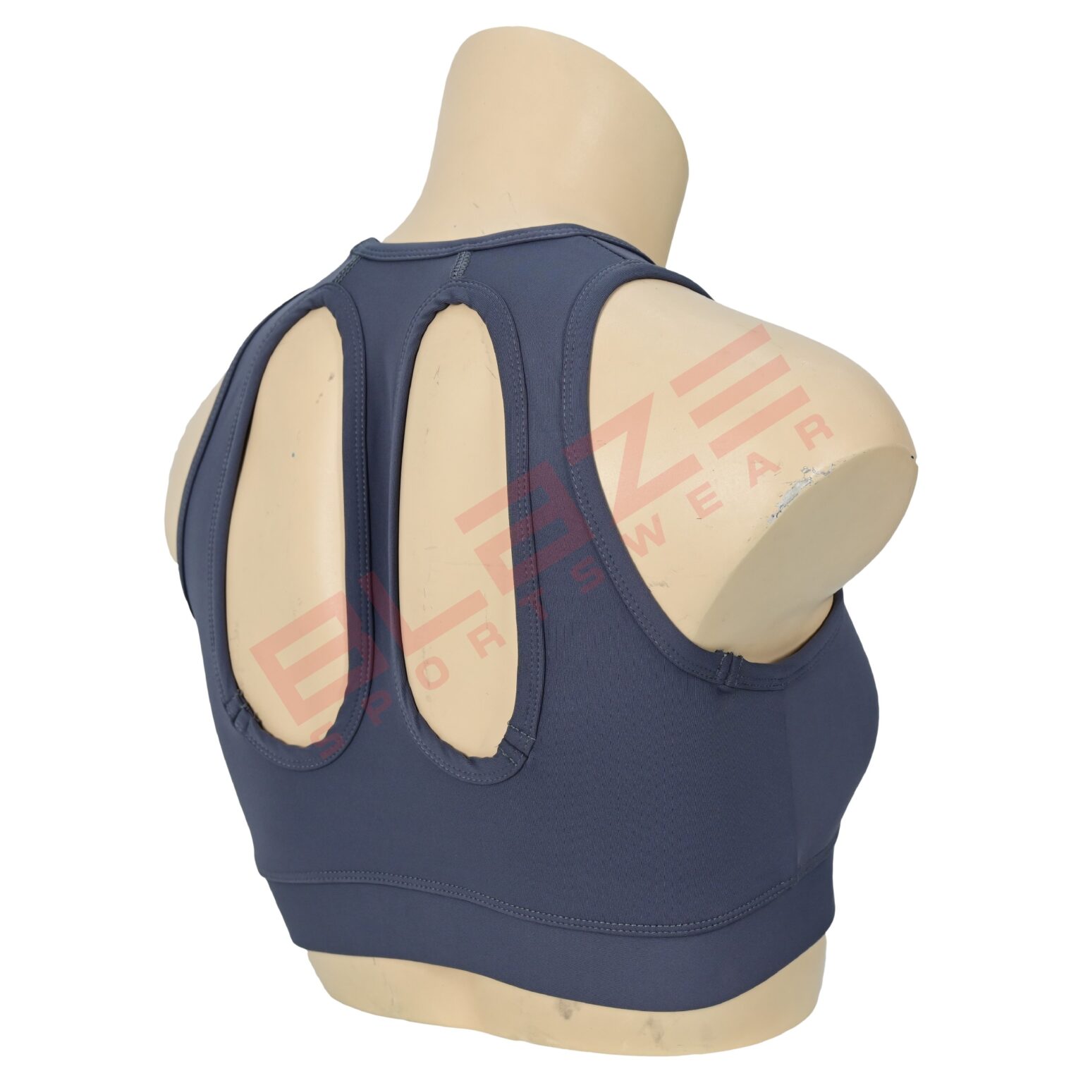 BFW Women's Sports Bra - Comfort, Support & Performance - Activewear for All Sports - Tealish Blue - BSW-SB-0607