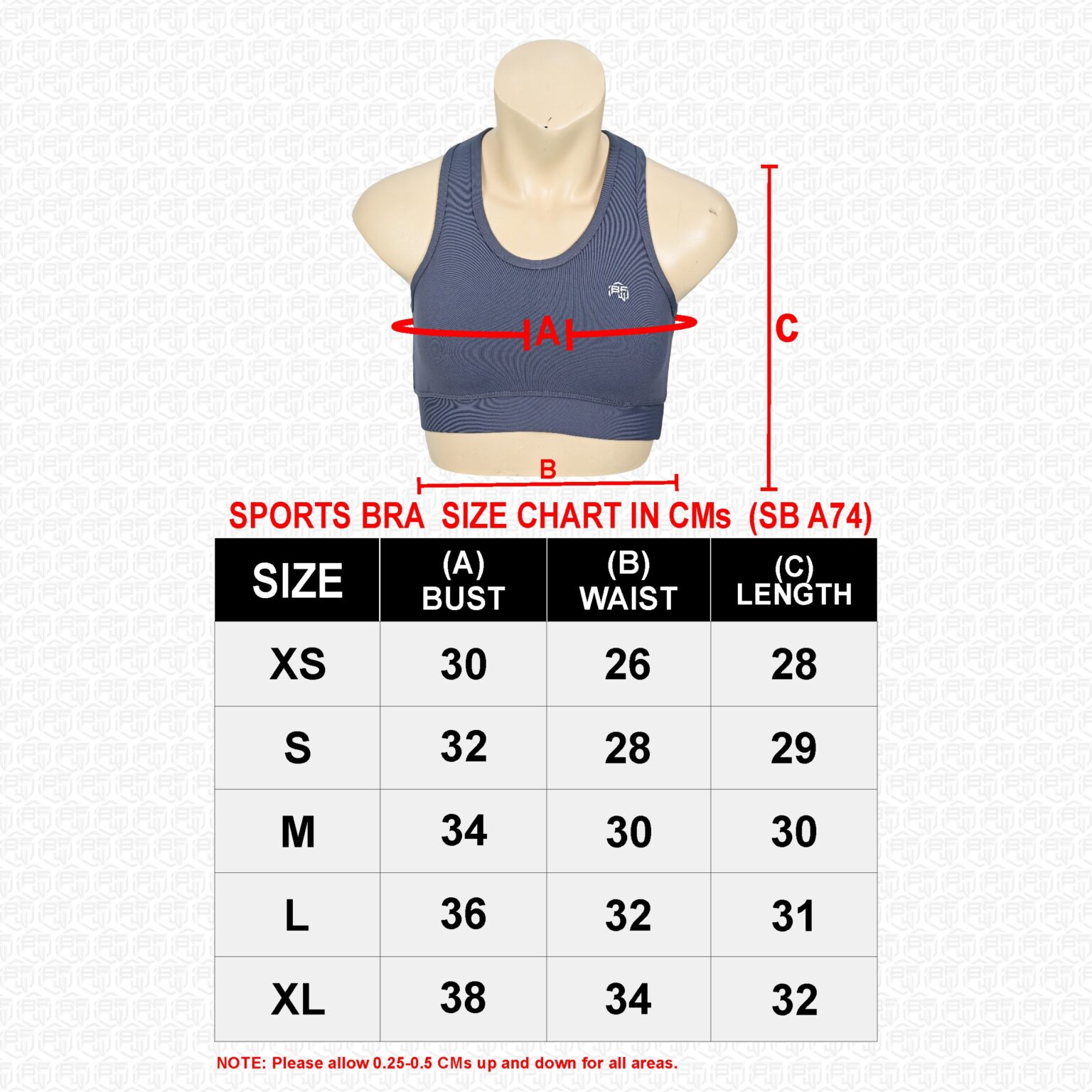 BFW Women's Sports Bra - Comfort, Support & Performance - Activewear for All Sports - Tealish Blue - BSW-SB-0607 - Image 8
