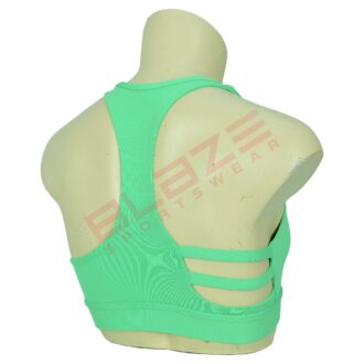 BFW Women's Sports Bra - Comfort, Support & Performance - Activewear for All Sports - Light Green - BSW-SB-0609