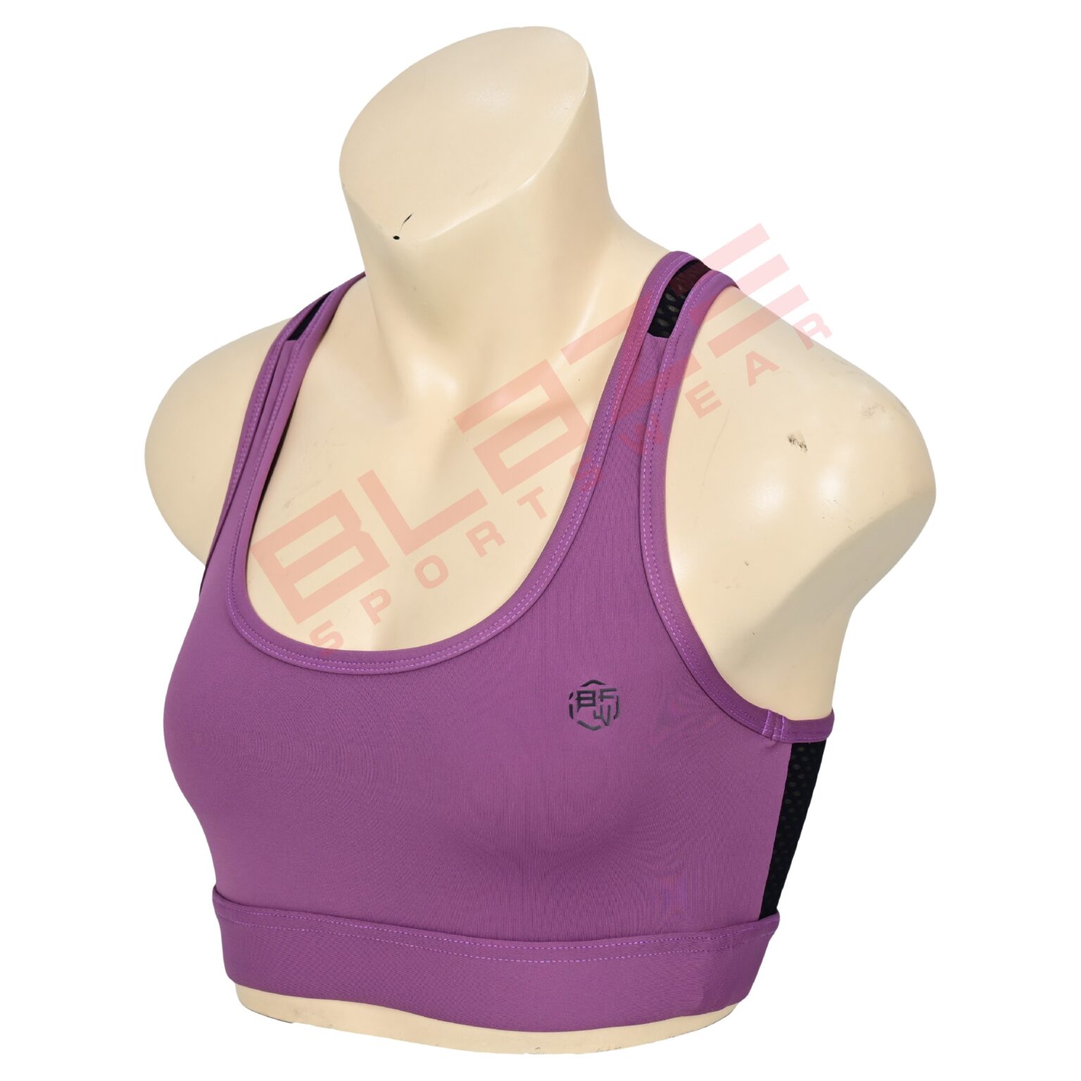 BFW Women's Sports Bra - Comfort, Support & Performance - Activewear for All Sports - Purple - BSW-SB-0611 - Image 2