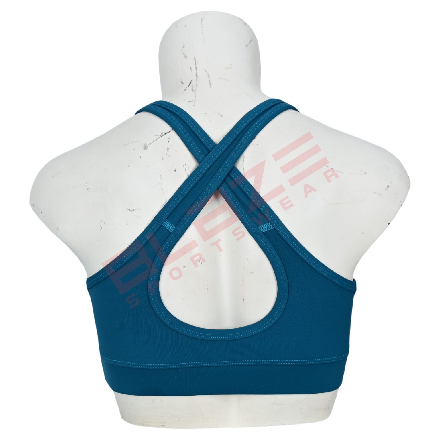 BFW Women's Sports Bra - Comfort, Support & Performance - Activewear for All Sports - Cyan - BSW-SB-0604 - Image 5
