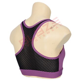 BFW Women's Sports Bra - Comfort, Support & Performance - Activewear for All Sports - Purple - BSW-SB-0611