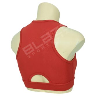 BFW Women's Sports Bra - Comfort, Support & Performance - Activewear for All Sports - Red - BSW-SB-0612