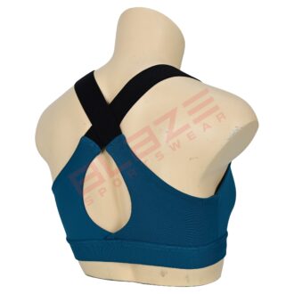 BFW Women's Sports Bra - Comfort, Support & Performance - Activewear for All Sports - Royal Blue - BSW-SB-0614
