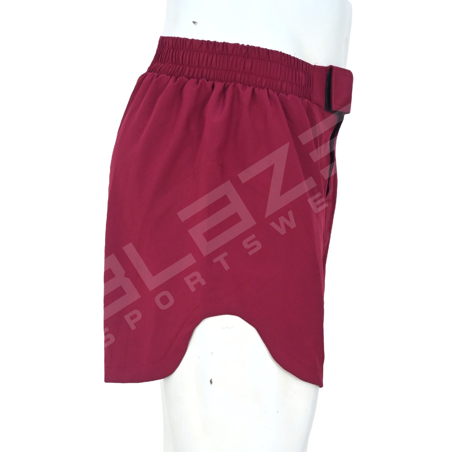BFW Premium Men’s MMA Shorts – Lightweight, Durable, and Comfortable for Training & Competition - Maroon - BFW-MMS-5010 - Image 4