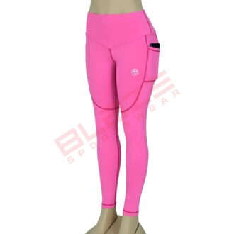 BFW Women’s Legging – Comfortable, Stylish, & Cut & Sew Style – High-waisted Design for Support, Premium Quality – Pink – BFW-CSL-0807