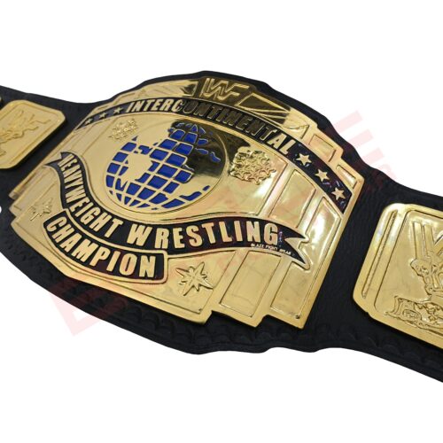 WWF Intercontinental Heavyweight Replica Champion Belt – Premium Collectible Trophy - BFW-CB-4005