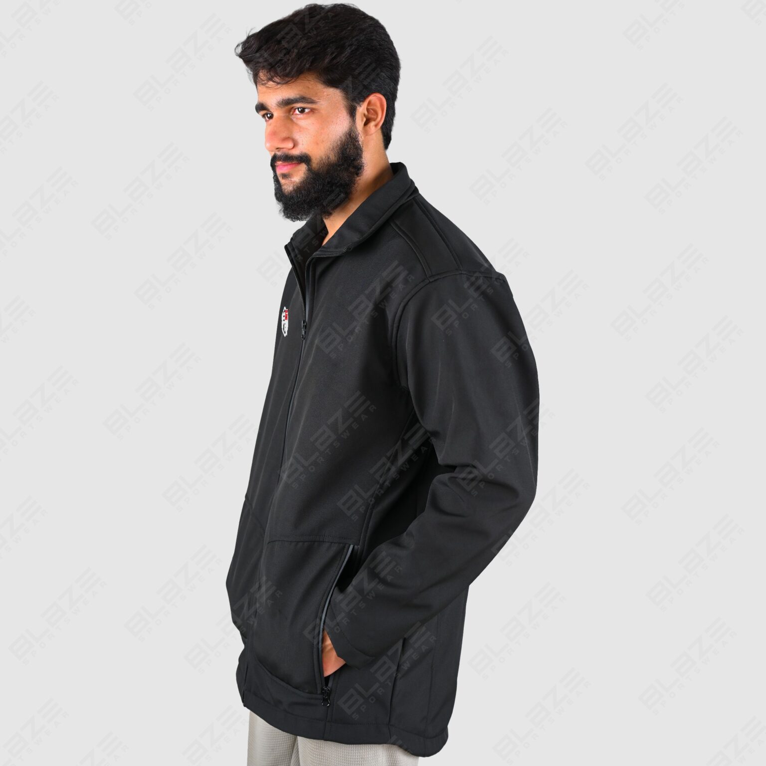BFW Men’s Jacket - Stylish, Versatile Outerwear for All Seasons - Comfortable & Durable - Black - BFW-MJK-1803 - Image 2