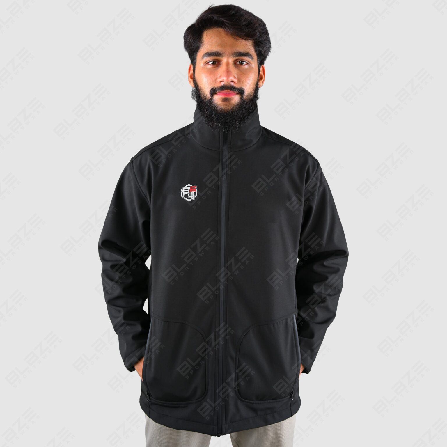 BFW Men’s Jacket - Stylish, Versatile Outerwear for All Seasons - Comfortable & Durable - Black - BFW-MJK-1803