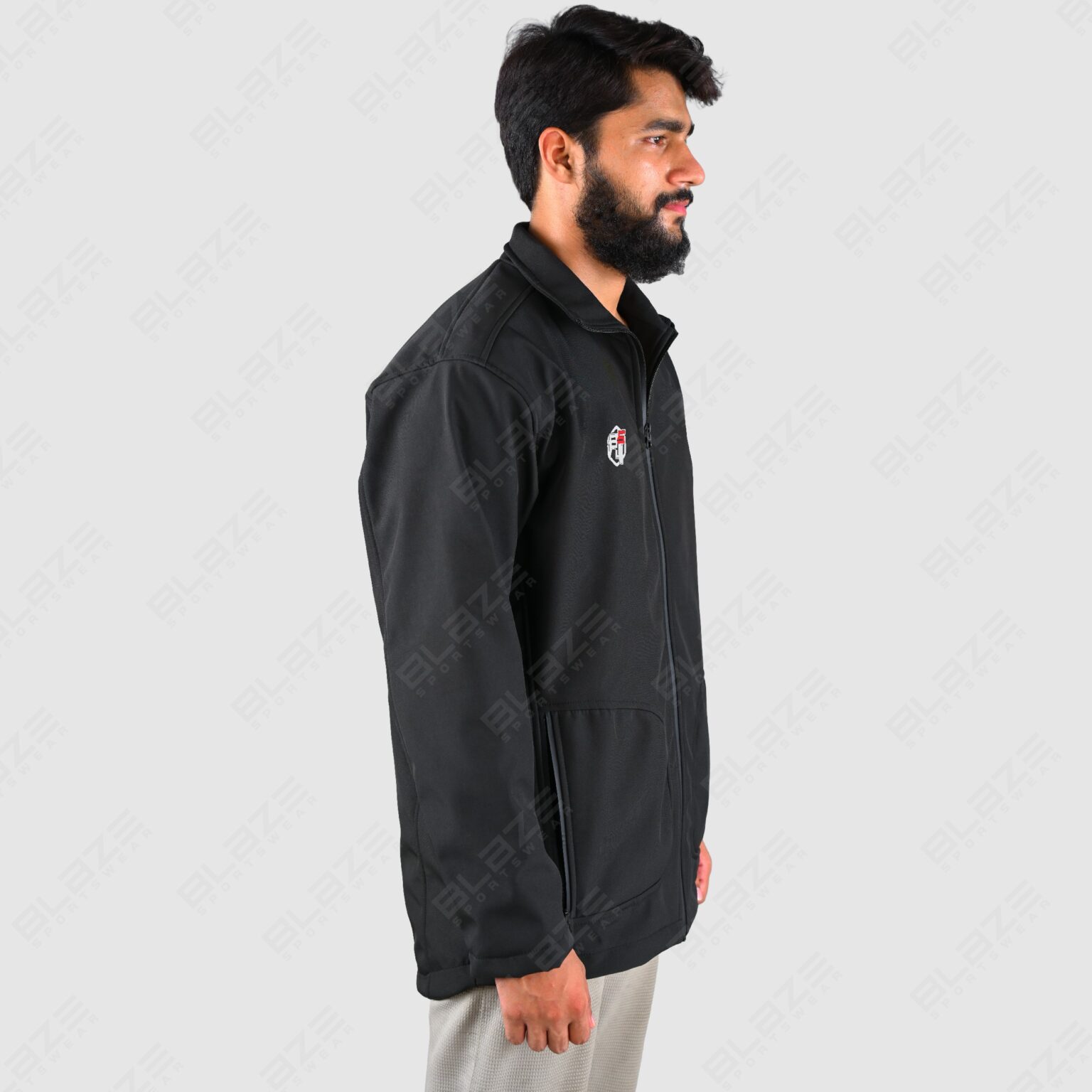 BFW Men’s Jacket - Stylish, Versatile Outerwear for All Seasons - Comfortable & Durable - Black - BFW-MJK-1803 - Image 6