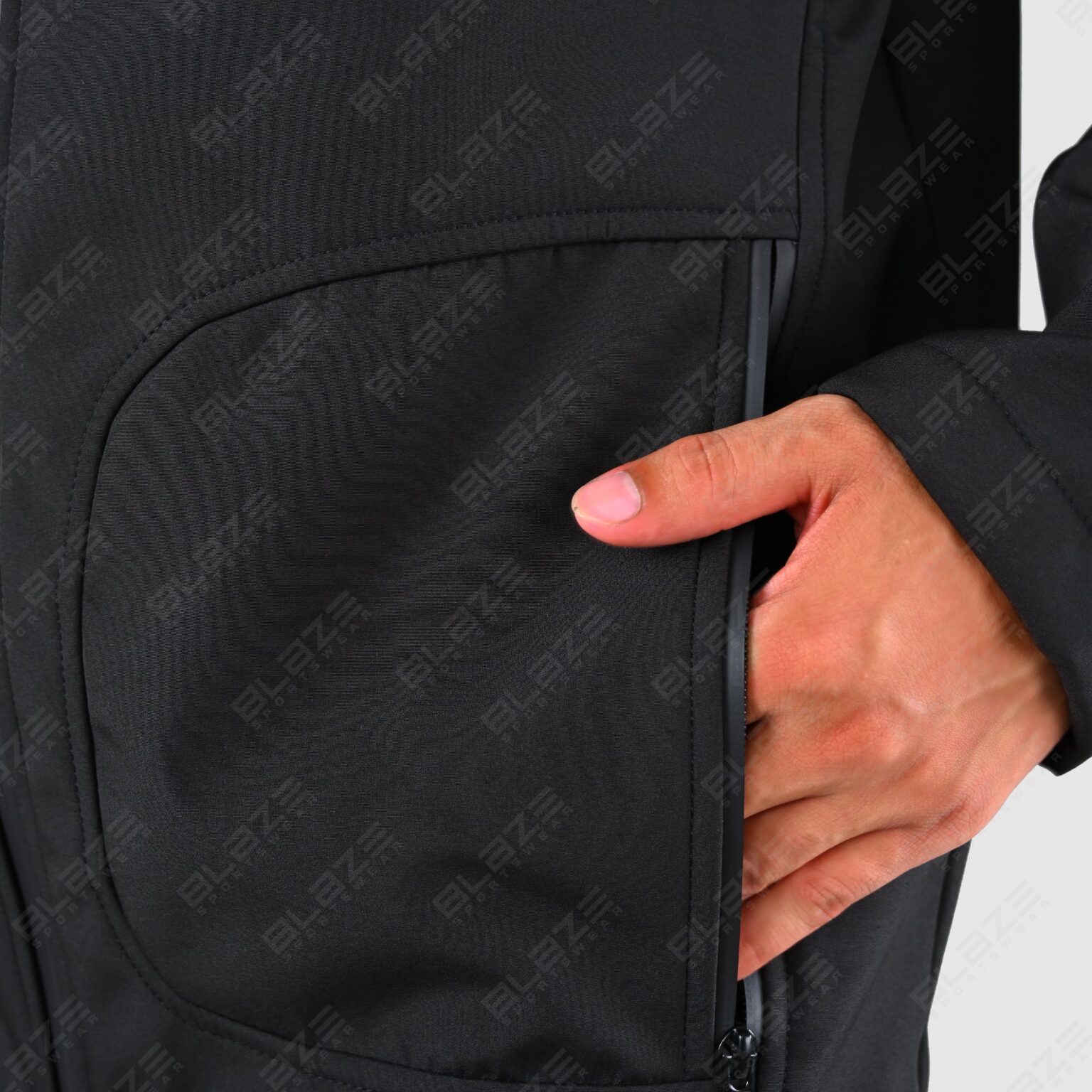 BFW Men’s Jacket - Stylish, Versatile Outerwear for All Seasons - Comfortable & Durable - Black - BFW-MJK-1803 - Image 8