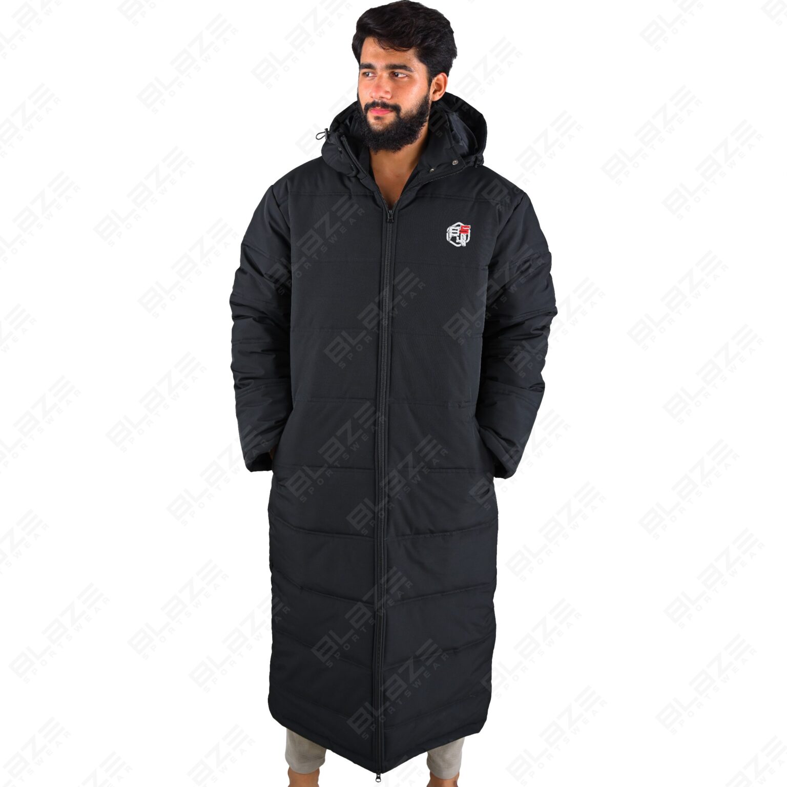BFW Men's Long Puffer Jacket - Warm, Stylish, and Comfortable Outerwear for Cold Weather - Black - BFW-MJK-1806 - Image 11