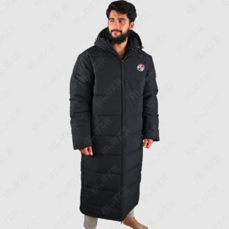 BFW Men's Long Puffer Jacket - Warm, Stylish, and Comfortable Outerwear for Cold Weather - Black - BFW-MJK-1806