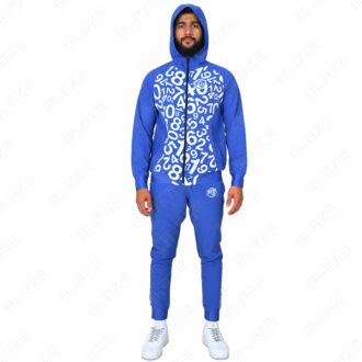 BFW Men’s Zipper Tracksuit for Comfort & Style – Ideal for Gym, Sports, and Casual Wear - Light Blue - BFW-TS-1526
