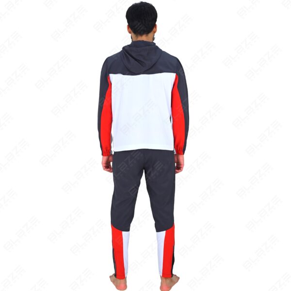 BFW Men’s Zipper Tracksuit for Comfort & Style – Ideal for Gym, Sports, and Casual Wear - Dark Blue/White - BFW-TS-1523 - Image 4