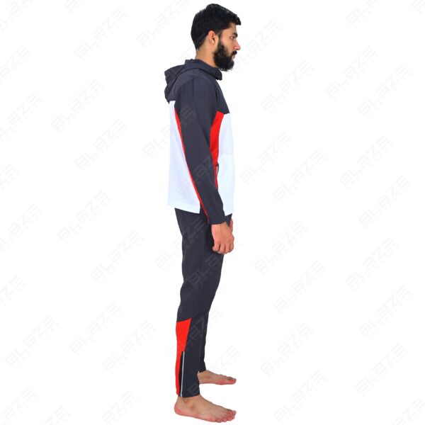 BFW Men’s Zipper Tracksuit for Comfort & Style – Ideal for Gym, Sports, and Casual Wear - Dark Blue/White - BFW-TS-1523 - Image 6