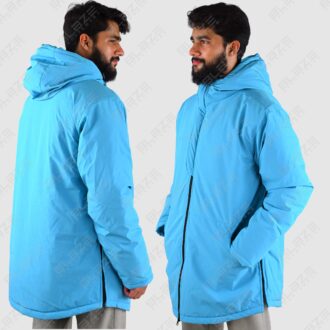 BFW Men’s Jacket - Stylish, Versatile Outerwear for All Seasons - Comfortable & Durable - Light Blue - BFW-MJK-1807