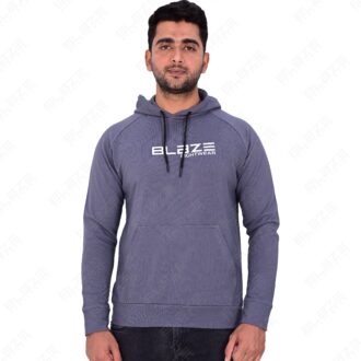 Men's Pullover Hoodie - Soft, Comfortable Cotton Blend, Stylish, Cozy & Warm for Winter, Perfect for Casual Wear - Grey - BFW-HS-1709