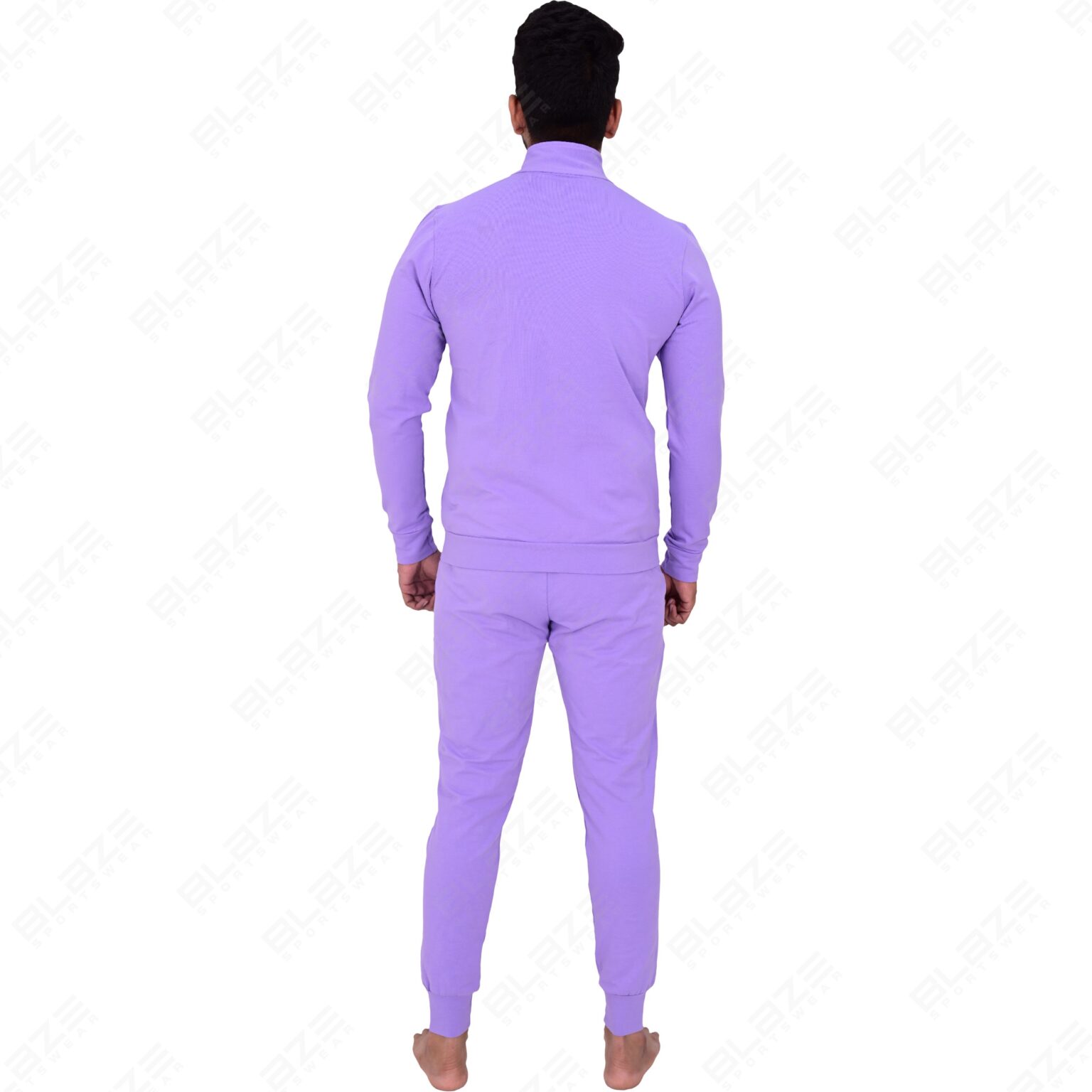 BFW Men’s Zipper Tracksuit for Comfort & Style – Ideal for Gym, Sports, and Casual Wear - Purple - BFW-TS-1515 - Image 8