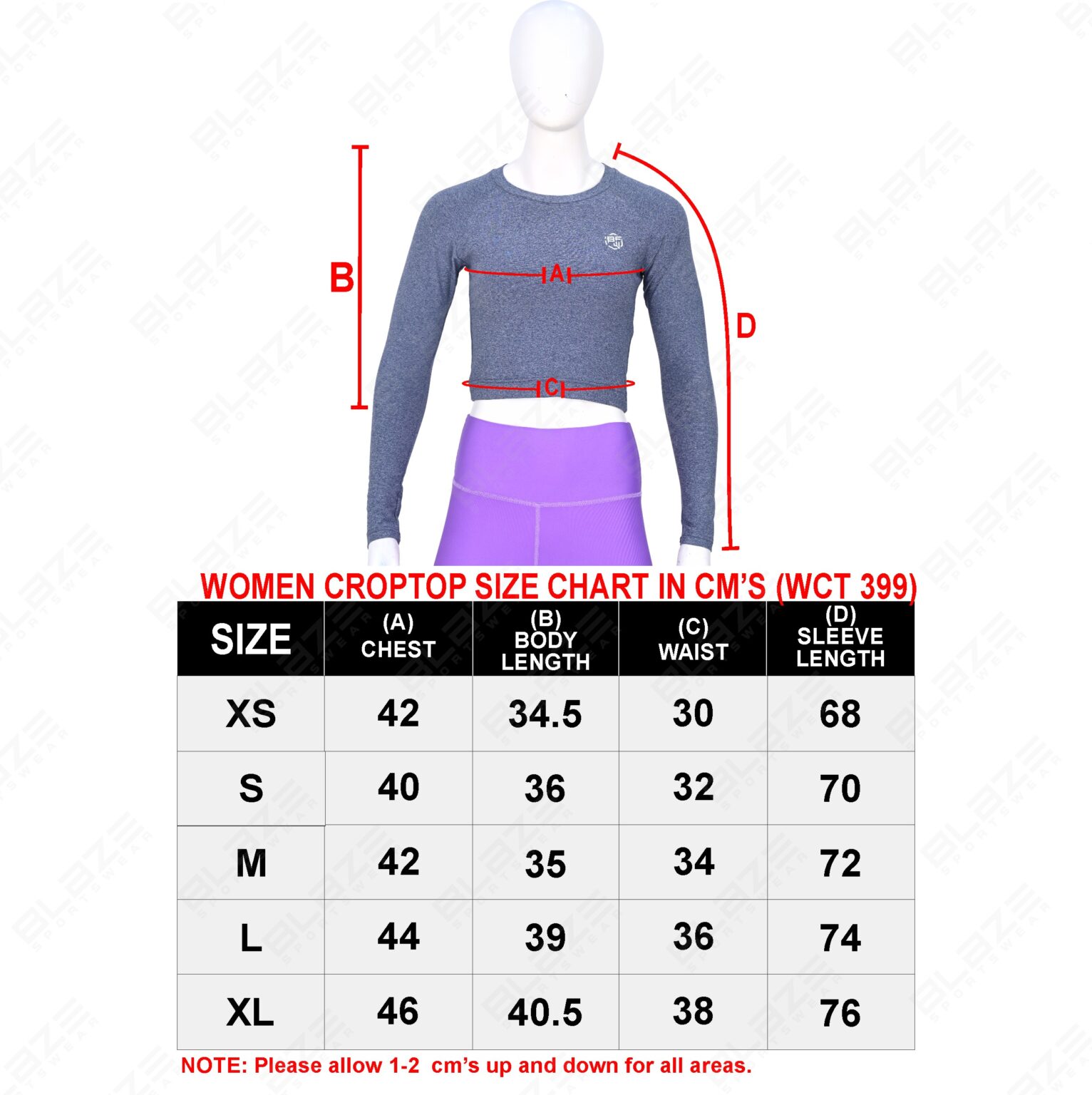 BFW Women's Crop Top – Stylish, Comfortable, Perfect for Casual & Active Wear - BFW-WCT-3601 - Image 8