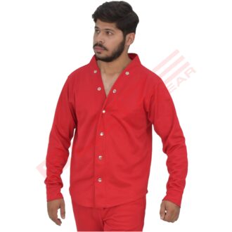 BFW Men’s Button Tracksuit for Stylish Comfort – Perfect for Gym, Sports & Casual Wear - Red - BFW-TS-1531