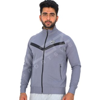 Men's Zipper Hoodie - Versatile, Soft Cotton Blend, Full-Zip Design for Easy Wear, Stylish & Comfortable for All Seasons - Grey - BFW-HS-1704