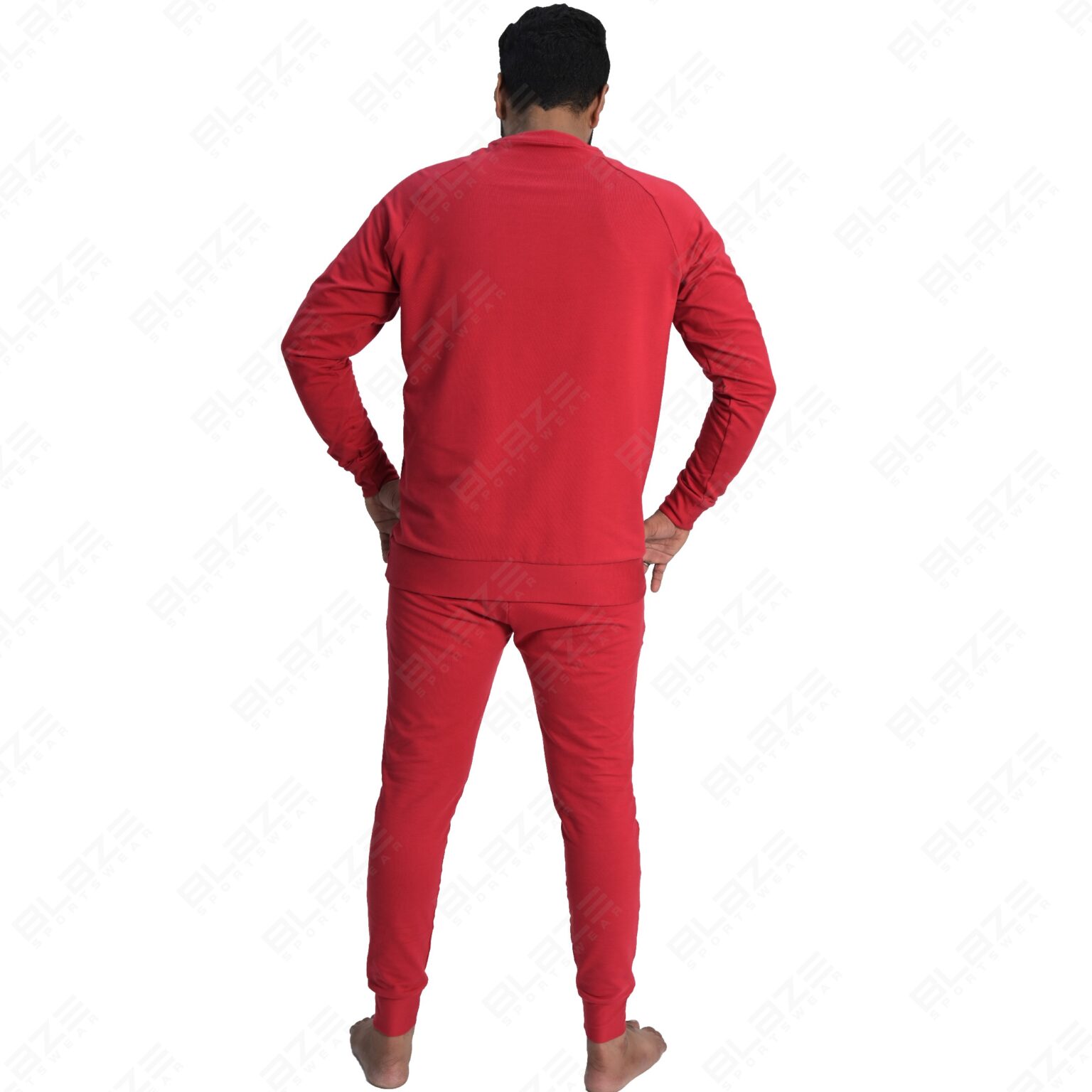 BFW Men’s Sweatshirt Tracksuit for Cozy Comfort & Style – Perfect for Gym, Sports, and Leisure - Maroon - BFW-TS-1532 - Image 4