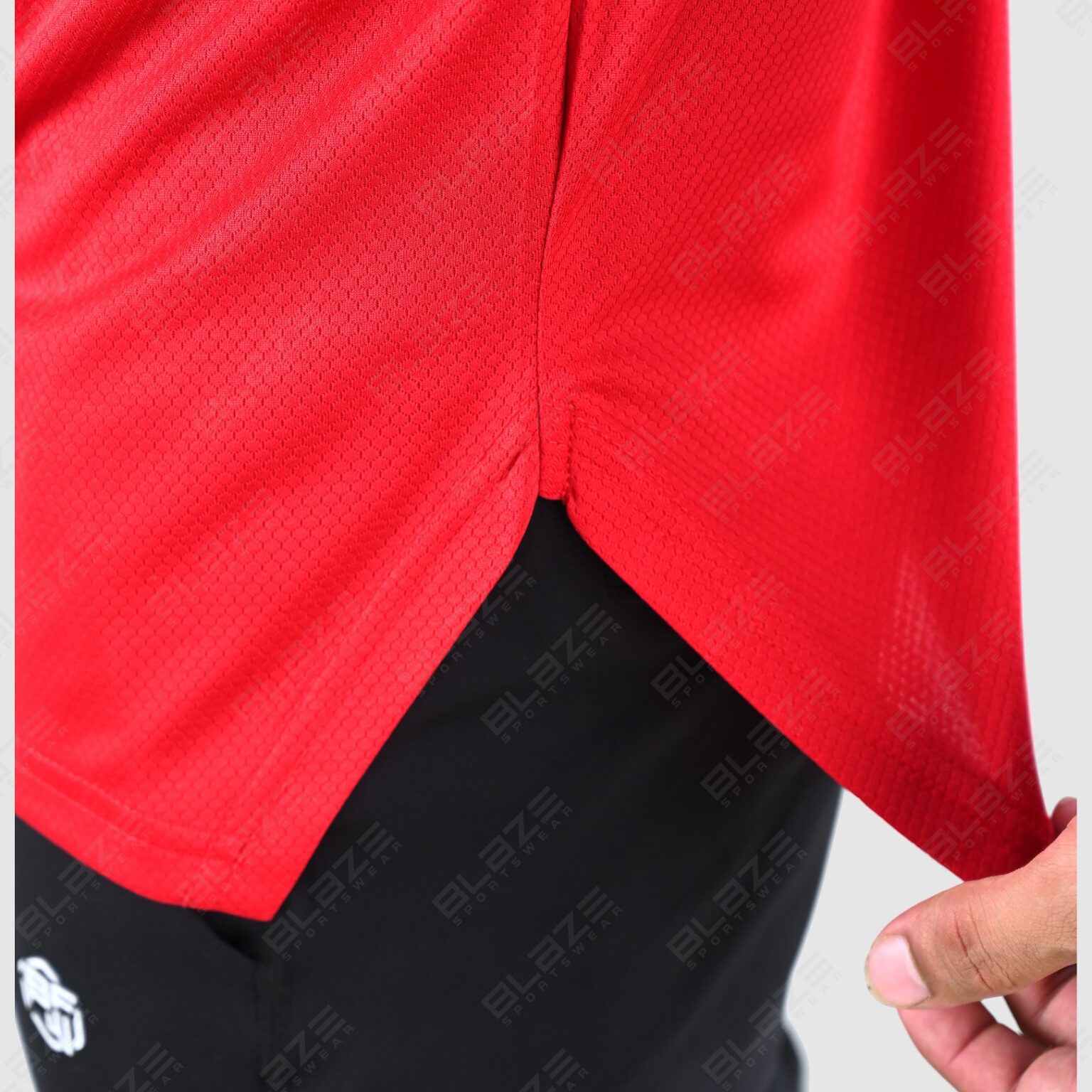 Men's Sleeveless Hoodie - Cool & Comfortable, Soft Cotton Blend, Ideal for Gym, Summer, and Casual Wear, Stylish and Functional - Red - BFW-HS-1715 - Image 7
