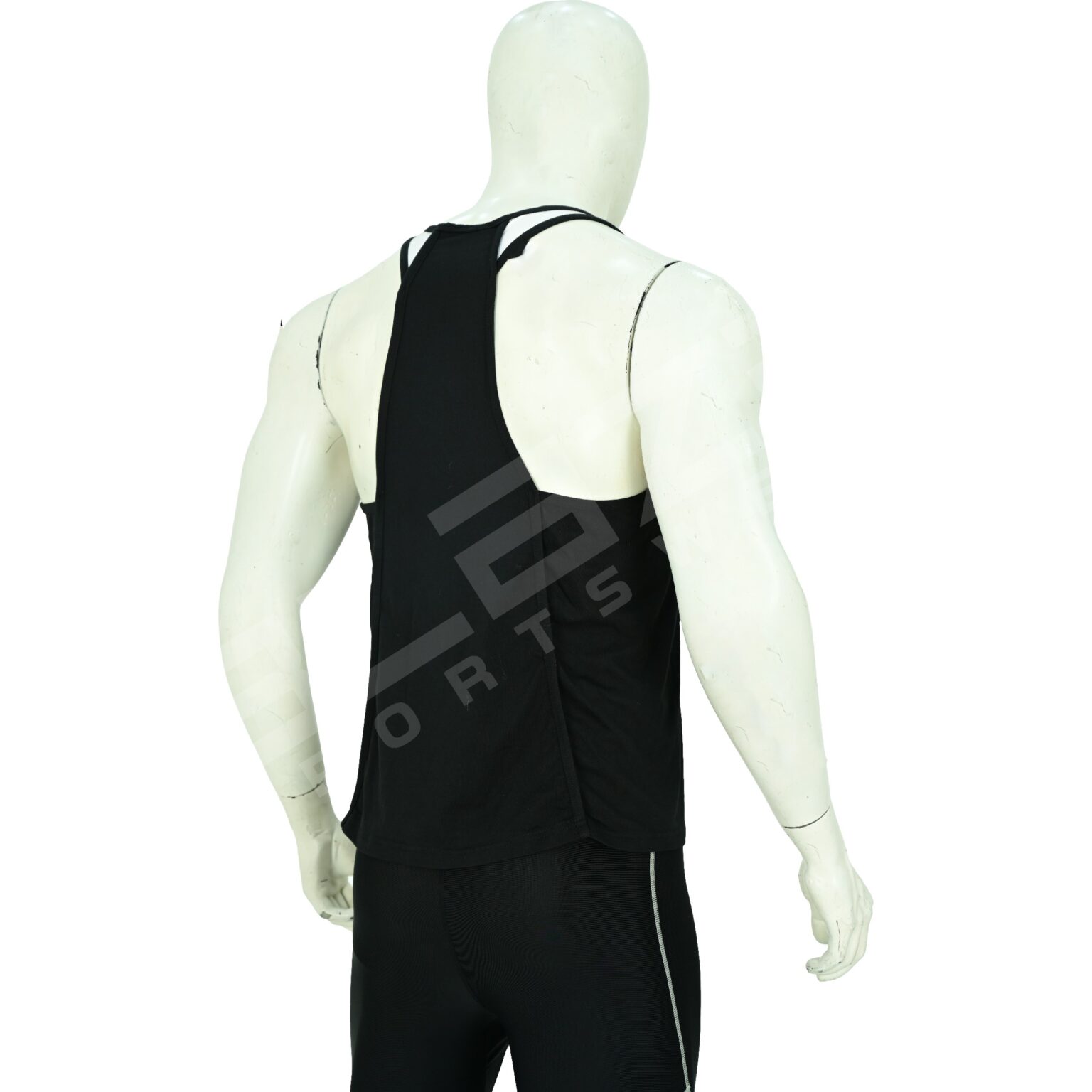 Men’s Tank Top – Comfortable, Stylish, Perfect for Summer, Gym Wear, and Casual Outfits, Made with Soft, Breathable Fabric - Black - BFW-MTT-1301 - Image 3