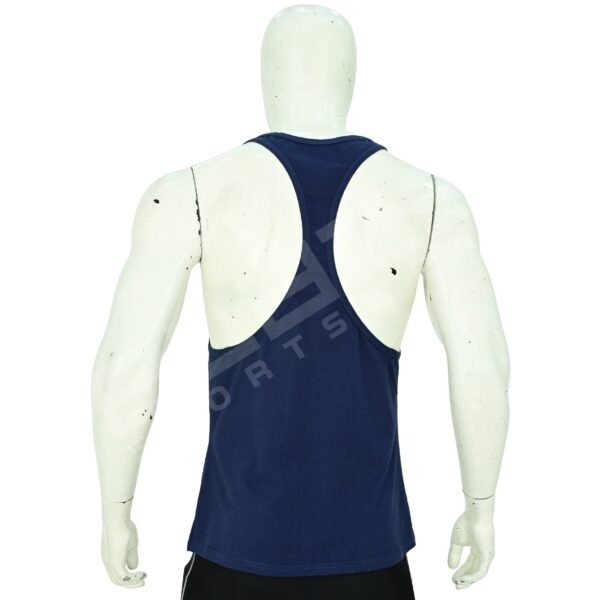 Men’s Tank Top – Comfortable, Stylish, Perfect for Summer, Gym Wear, and Casual Outfits, Made with Soft, Breathable Fabric - Dark Blue - BFW-MTT-1302 - Image 2