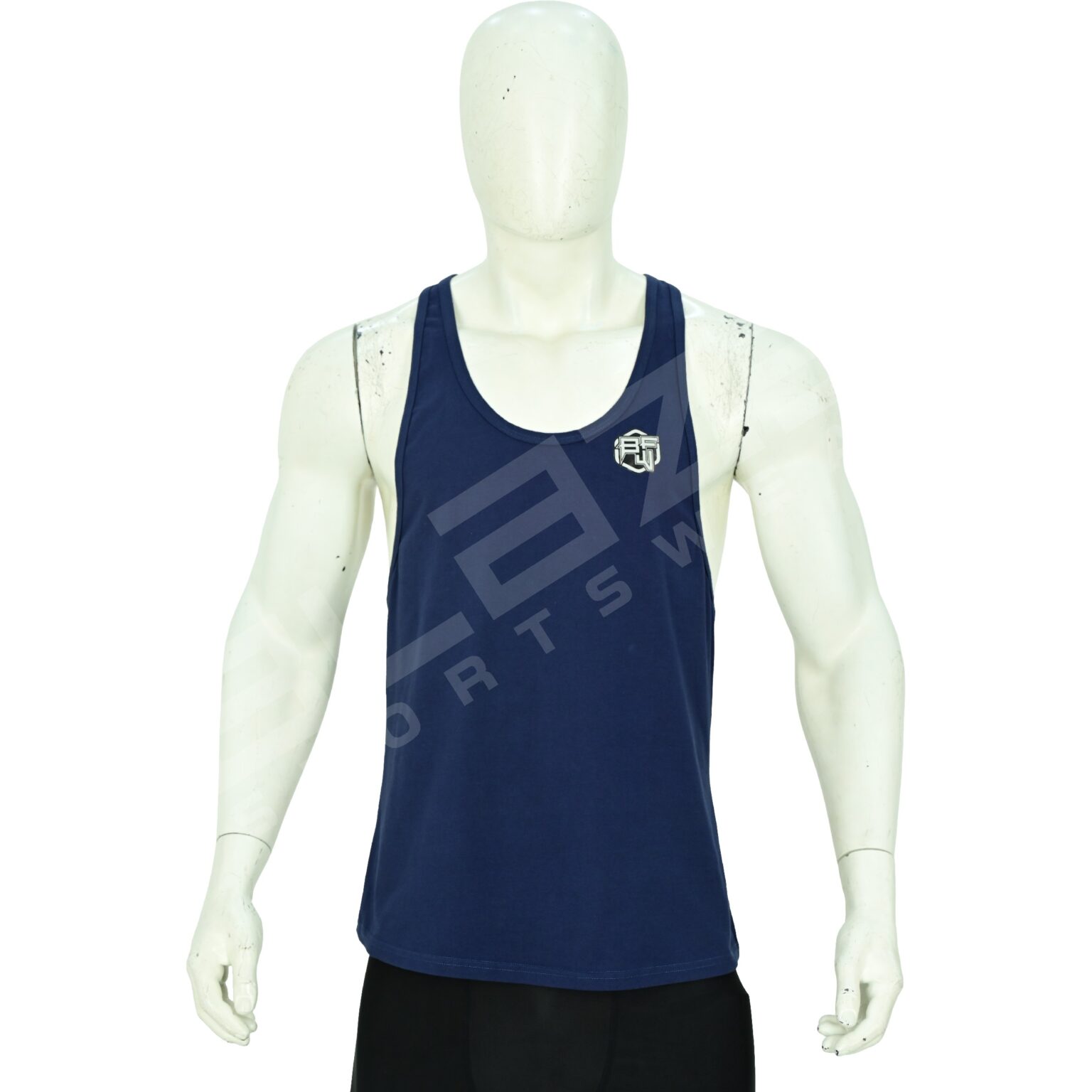 Men’s Tank Top – Comfortable, Stylish, Perfect for Summer, Gym Wear, and Casual Outfits, Made with Soft, Breathable Fabric - Dark Blue - BFW-MTT-1302 - Image 5