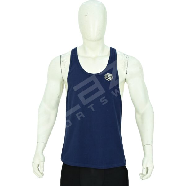 Men’s Tank Top – Comfortable, Stylish, Perfect for Summer, Gym Wear, and Casual Outfits, Made with Soft, Breathable Fabric - Dark Blue - BFW-MTT-1302 - Image 5