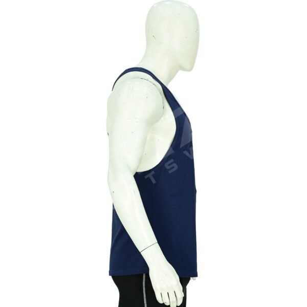Men’s Tank Top – Comfortable, Stylish, Perfect for Summer, Gym Wear, and Casual Outfits, Made with Soft, Breathable Fabric - Dark Blue - BFW-MTT-1302 - Image 6