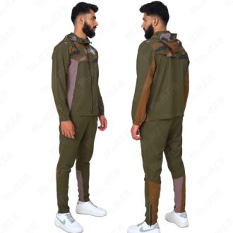 BFW Men’s Zipper Tracksuit for Comfort & Style – Ideal for Gym, Sports, and Casual Wear - Camo - BFW-TS-1527