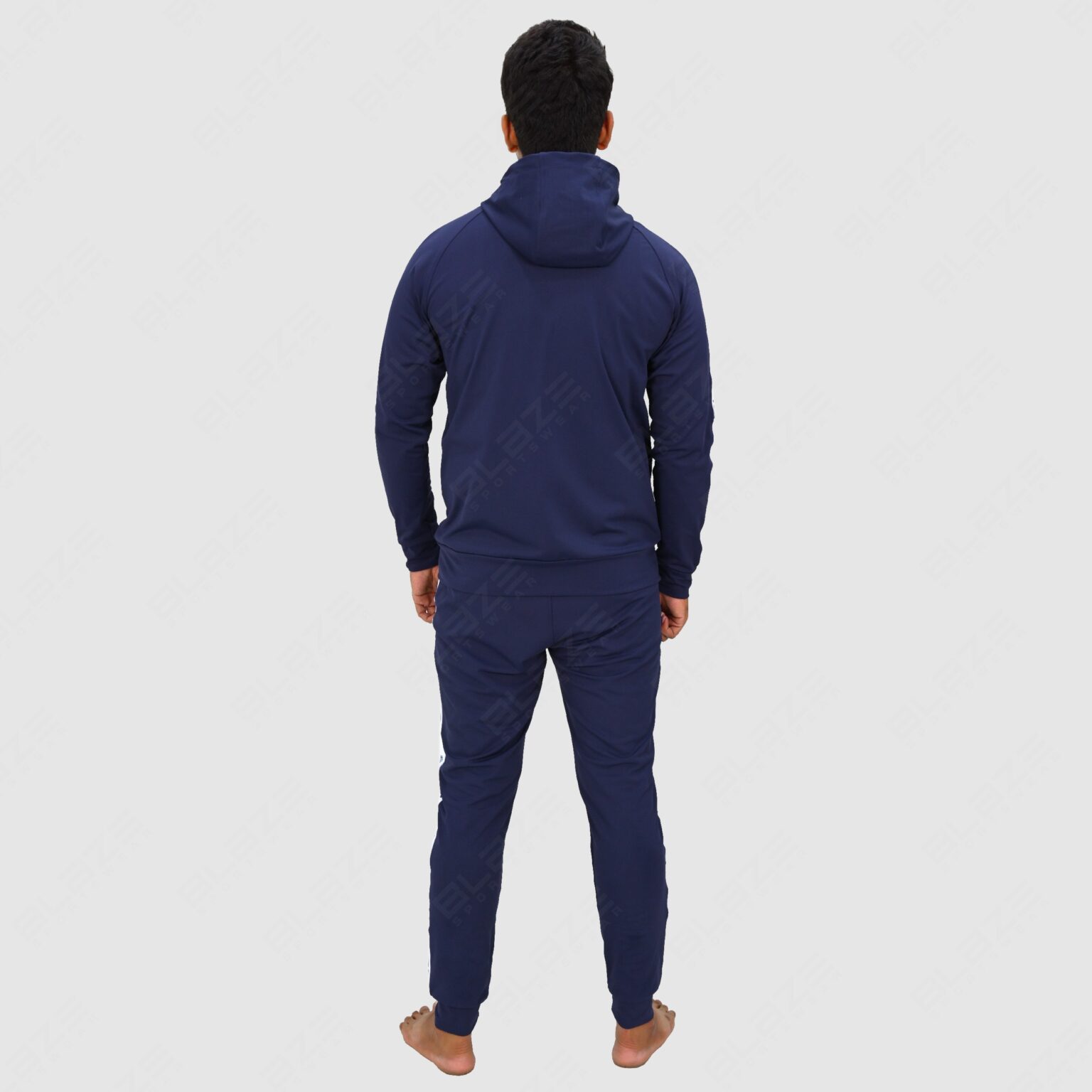 BFW Men’s Zipper Tracksuit for Comfort & Style – Ideal for Gym, Sports, and Casual Wear - Blue - BFW-TS-1511 - Image 5