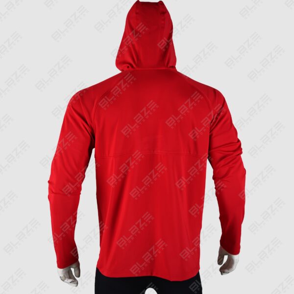 Men's Zipper Hoodie - Versatile, Soft Cotton Blend, Full-Zip Design for Easy Wear, Stylish & Comfortable for All Seasons - Maroon - BFW-HS-1701 - Image 5