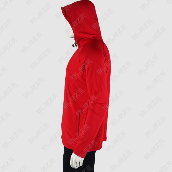 Men's Zipper Hoodie - Versatile, Soft Cotton Blend, Full-Zip Design for Easy Wear, Stylish & Comfortable for All Seasons - Maroon - BFW-HS-1701 - Image 6