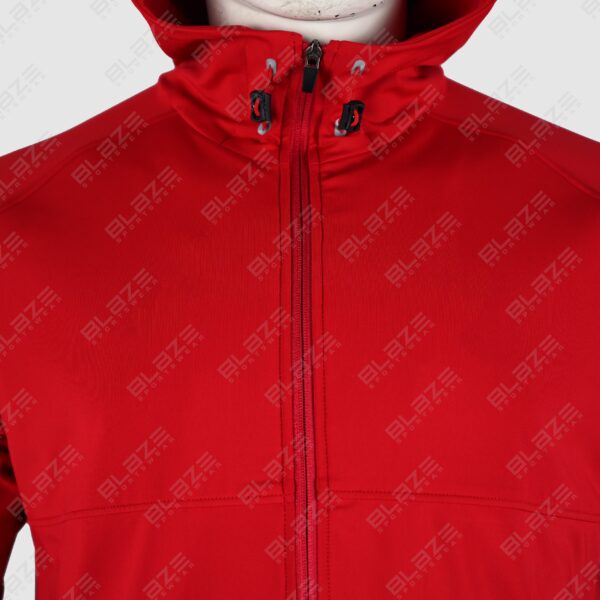Men's Zipper Hoodie - Versatile, Soft Cotton Blend, Full-Zip Design for Easy Wear, Stylish & Comfortable for All Seasons - Maroon - BFW-HS-1701 - Image 8