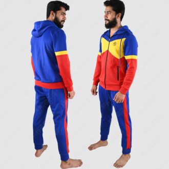 BFW Men’s Zipper Tracksuit for Comfort & Style – Ideal for Gym, Sports, and Casual Wear - Multicolor - BFW-TS-1506