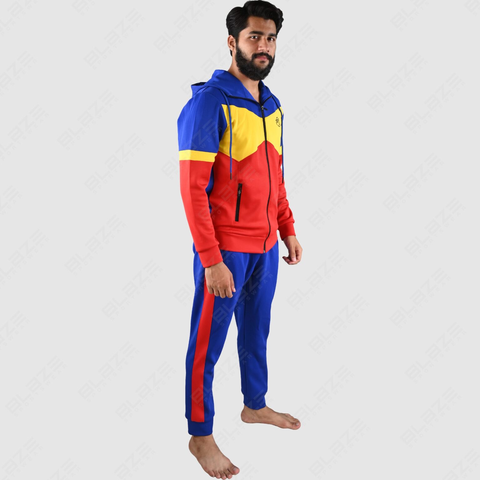 BFW Men’s Zipper Tracksuit for Comfort & Style – Ideal for Gym, Sports, and Casual Wear - Multicolor - BFW-TS-1506 - Image 8