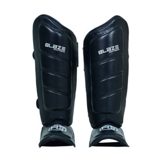 BFW Leather Shin Guards for Combat Training
