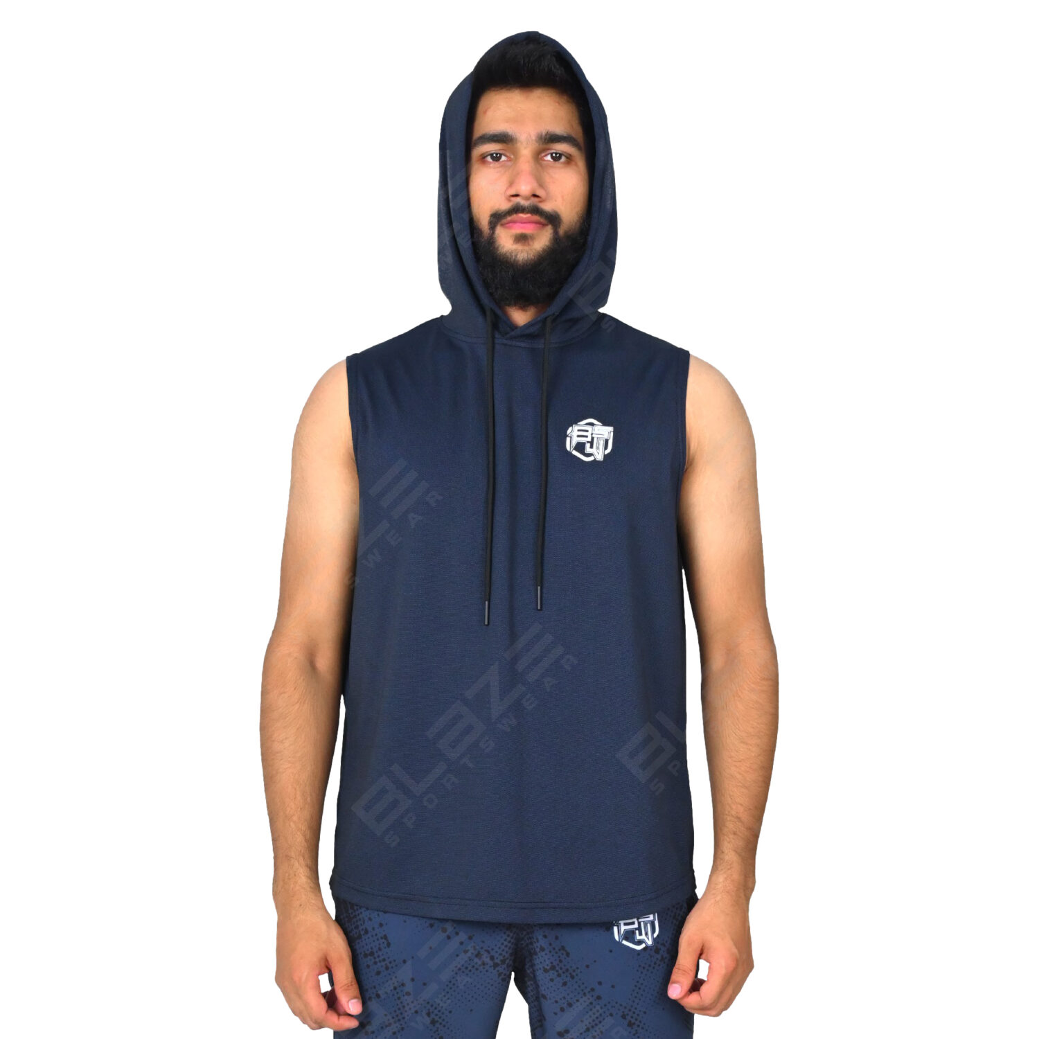 Men’s Sleeveless Hoodie – Athletic, Stylish & Lightweight - BFW-SLH-26017