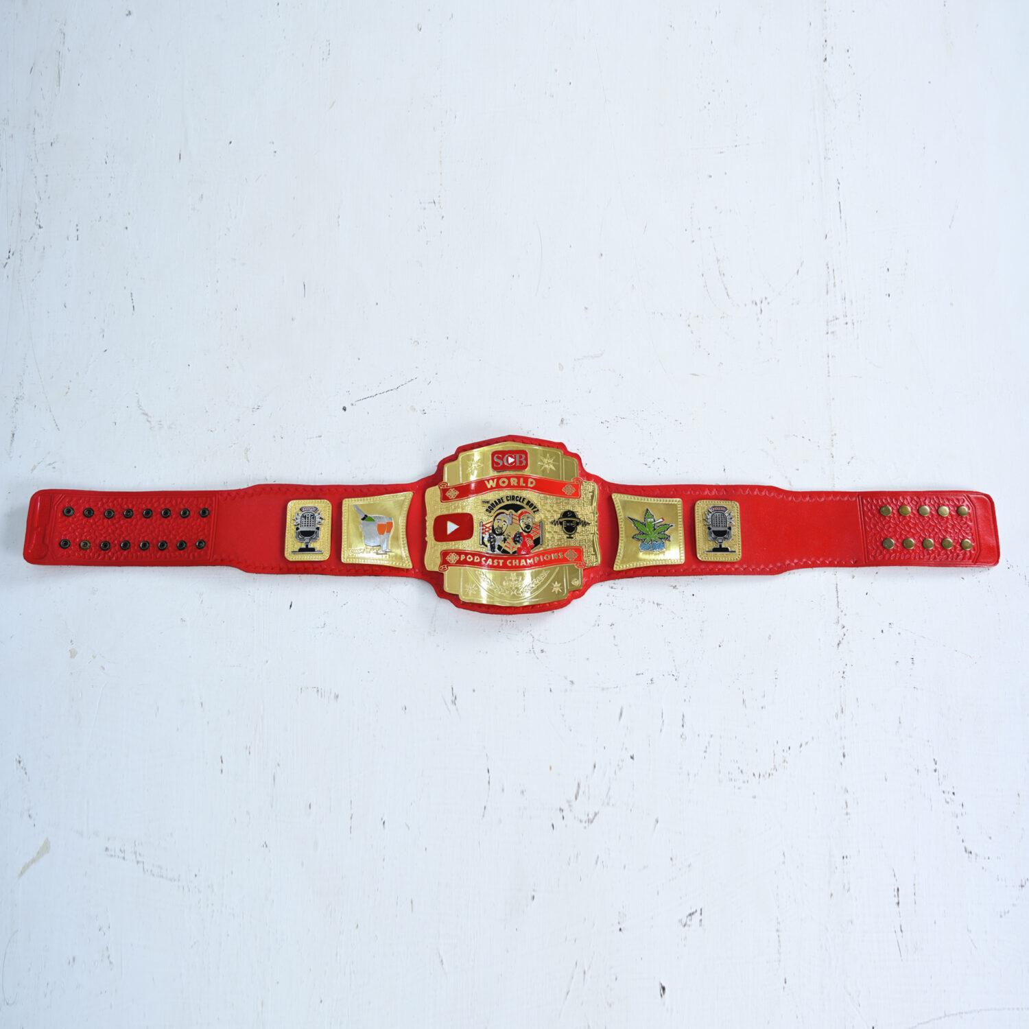 SCB World Podcast Customised Champion Belt – Premium Personalised Design - BFW-CB-4015 - Image 4