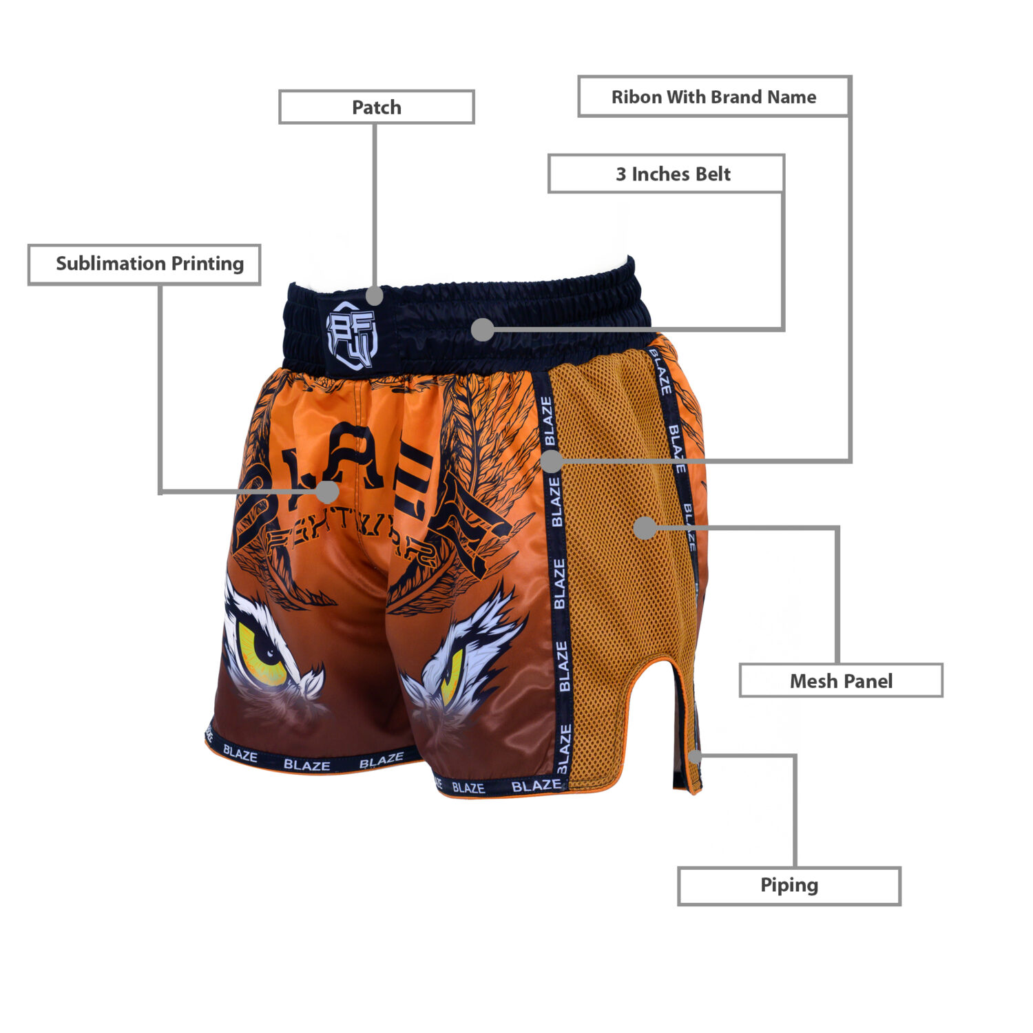 BFW Muay Thai Shorts – Advanced Training Edition - Image 5