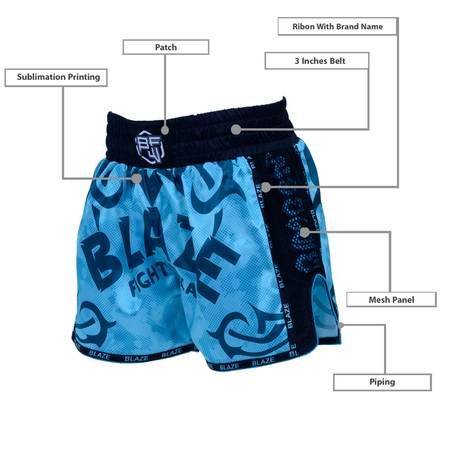 BFW Professional Muay Thai Shorts – Athlete Series - Image 6